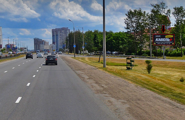 Билборд 84 Ул. Притыцкого, съезд с МКАД